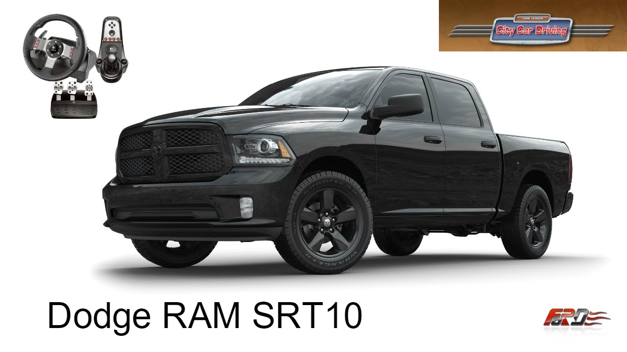 Dodge RAM SRT 10 тест-драйв, обзор лучшего настоящего американского пикапа City Car Driving
