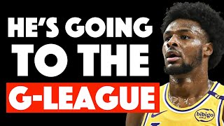 Bronny James Is Being SENT TO The G-League... Is His NBA Career Over...