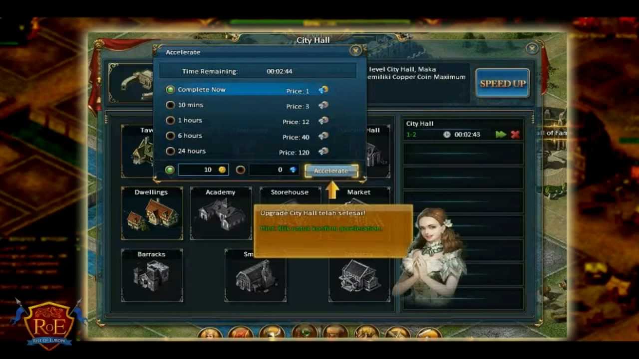 Introduction Rise of Europe | Game Online | MMORTS | Web Based | High Quality