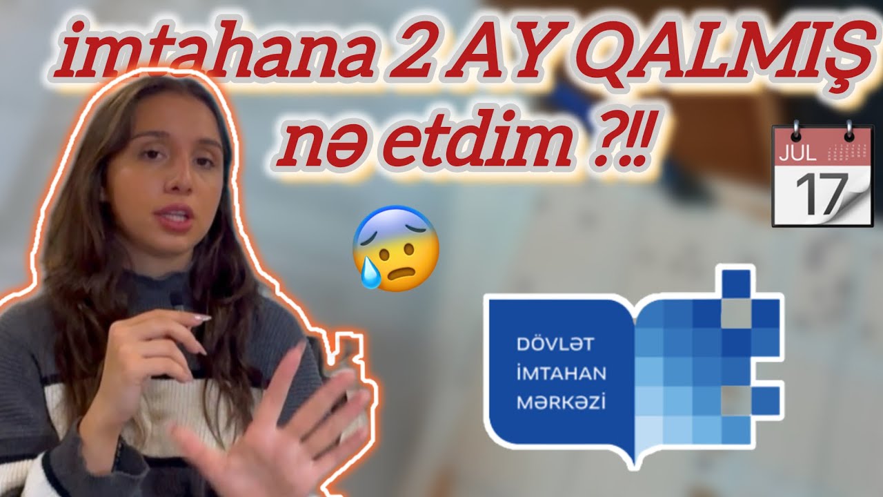 BURAXILIŞ imtahanına 2AY QALMIŞ nə ETDİM ?? təcrübələrim / 3 ÜSULDA