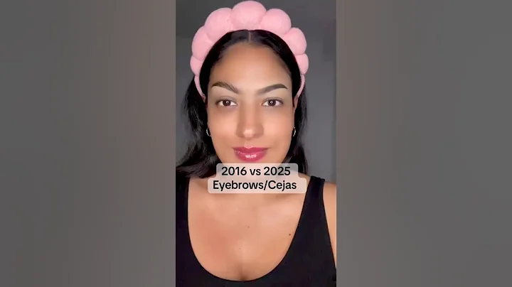 2016 vs 2025 Eyebrows  #eyebrows #makeup #makeuptutorial