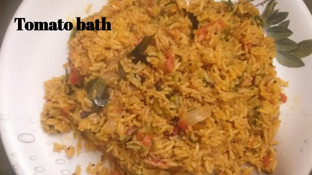ಟೊಮೇಟೊ ಬಾತ್ tomato bath Quick and easy tomato bath recipe in