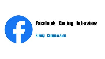 Facebook Coding Interview Question | Leetcode 443 | String Compression