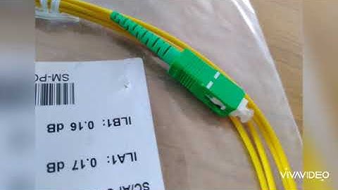 Optical Fiber Patch Cord SC/APC-SC/APC SM 9/125 SX 2.0mm