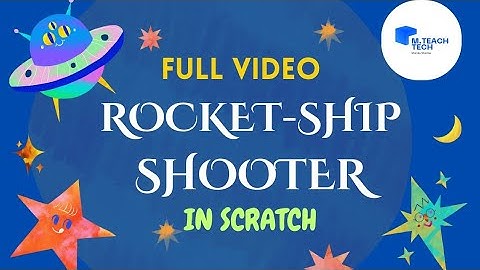 Rocketship Shooter Game in Scratch😍......|| how to create a shooting game in scratch..... ||