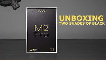 POCO M2 PRO UNBOXING BLACK