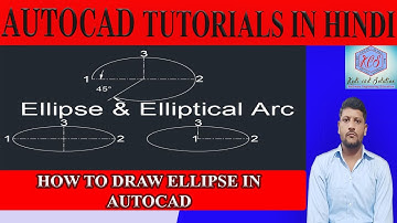 #12|how to use ellipse command in autocad in hindi|ellipse command in autocad in hindi |ellipse |
