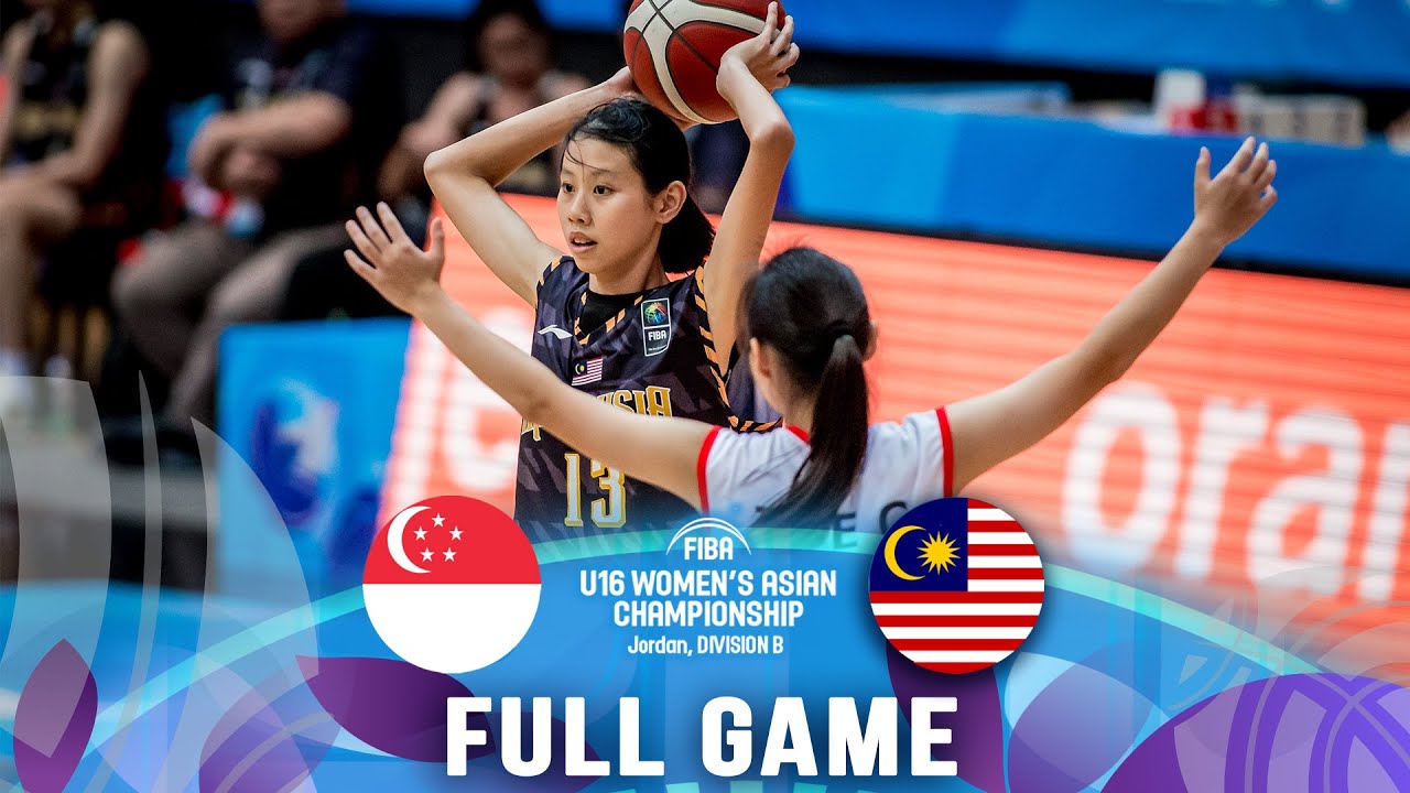 Singapore v Malaysia | Full Basketball Game | FIBA U16 Women's Asian Championship 2023