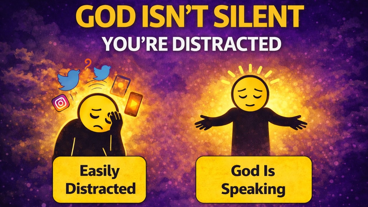 GOD IS SILENT....OR YOU'RE JUST DISTRACTED