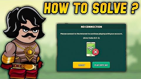 how to solve no connection problem in mini militia 😱