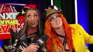 Wwe Nxt New Years Evil 2023 - Toxic Attraction Shoot On The State Of The Nxt Womens Division