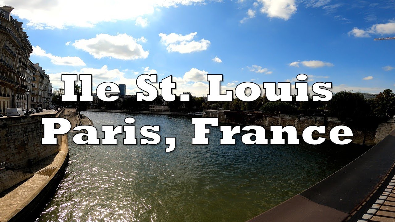 Île St Louis Paris, France Walking Tour 4K