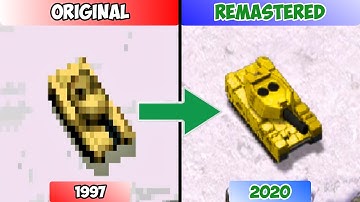 Command and Conquer Remastered Comparison: Red Alert Part 1 - Allied Units/Buildings (1996 VS 2020)