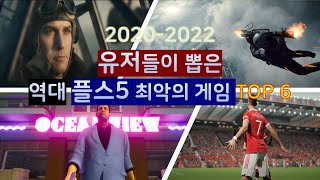 유저들이 뽑은 역대 플스5 최악의 게임 TOP 6 (20-22 메타크리틱 기준)