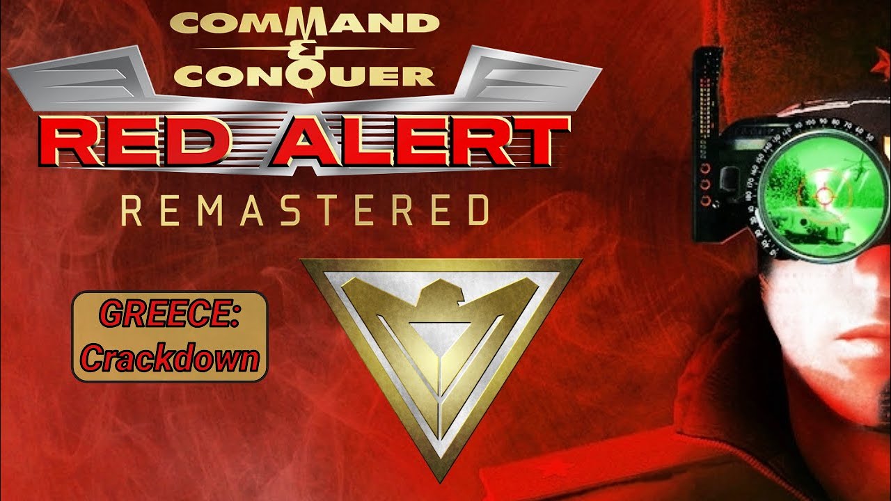 Red Alert 1 - Allied Mission - GREECE: Crackdown - Counterstrike - HARD