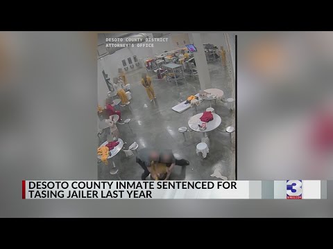 MS inmate sentenced for tasing jailer last year