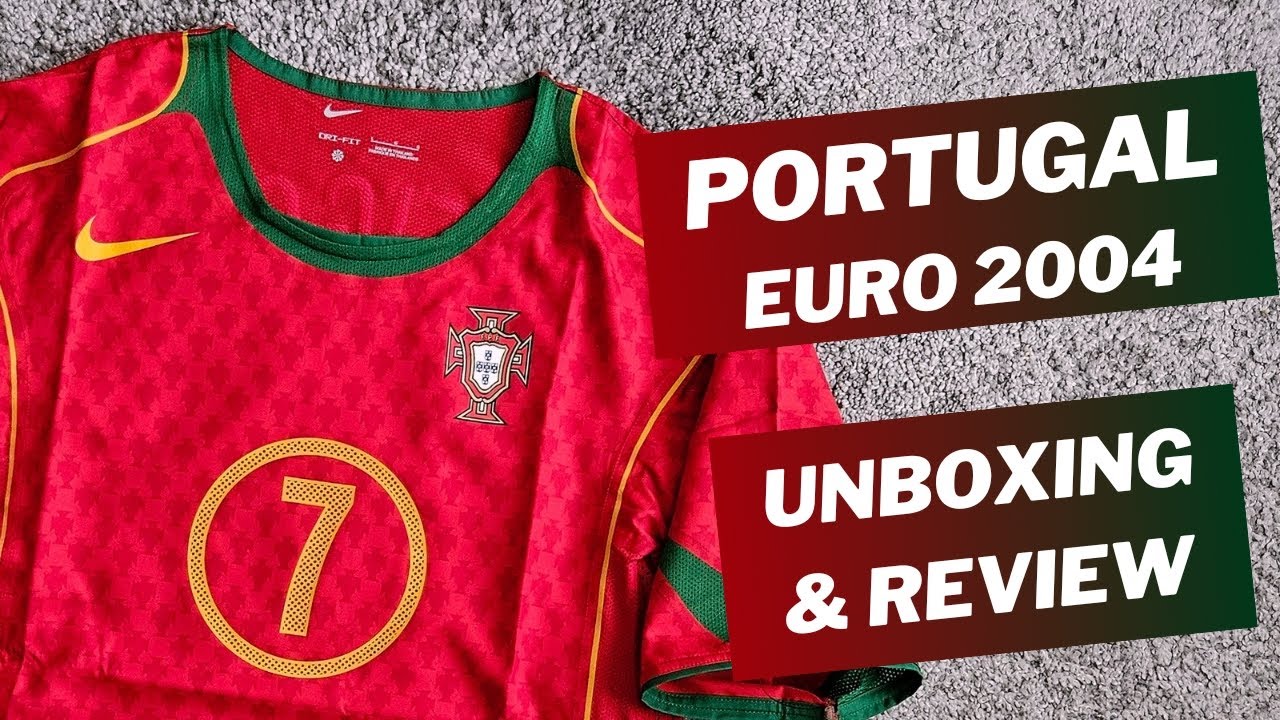 Portugal 2004 Reissue home shirt Unboxing & Review - YouTube