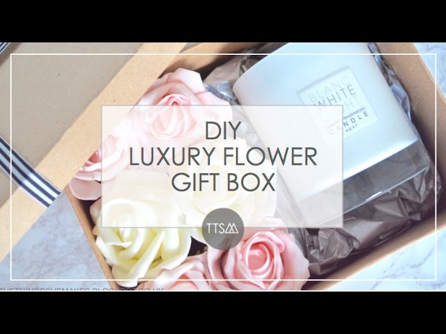 How to make a flower bouquet box, DIY flower hat box 