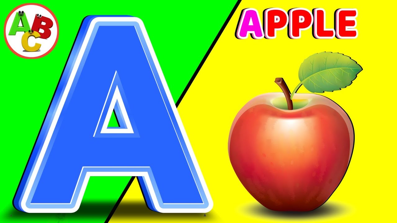 ABC Alphabet Song For Baby || Abcd Rhymes For Kids || A is For Apple, B ...