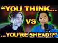 DISGUISED TOAST AND xQc GOT HEATED UP IN A GAME OF AMONG US!? | xQc CALLED DISGUISED TOAST 0HEAD!?