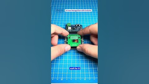 Simple Person Detection Project with AI And Arduino Camera!  #arduinoworkshop #arduino #tme