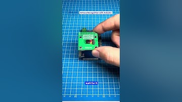 Simple Person Detection Project with AI And Arduino Camera!  #arduinoworkshop #arduino #tme