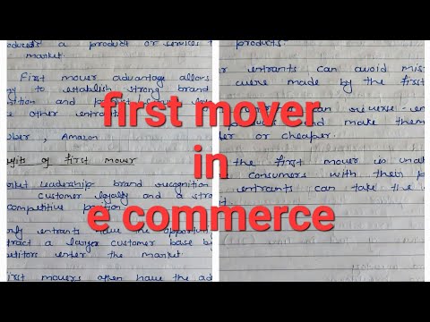 Video: Für den First-Mover-Vorteil?