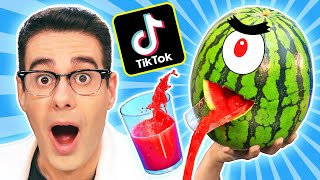 Probando TIK TOK FOOD HACKS VIRALES para ver si funcionan | Curiosidades con Mike  T4 E4