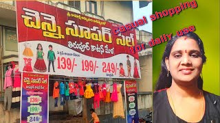 Readymade cotton dresses|Low price in Retail|dwarapudi cloth market