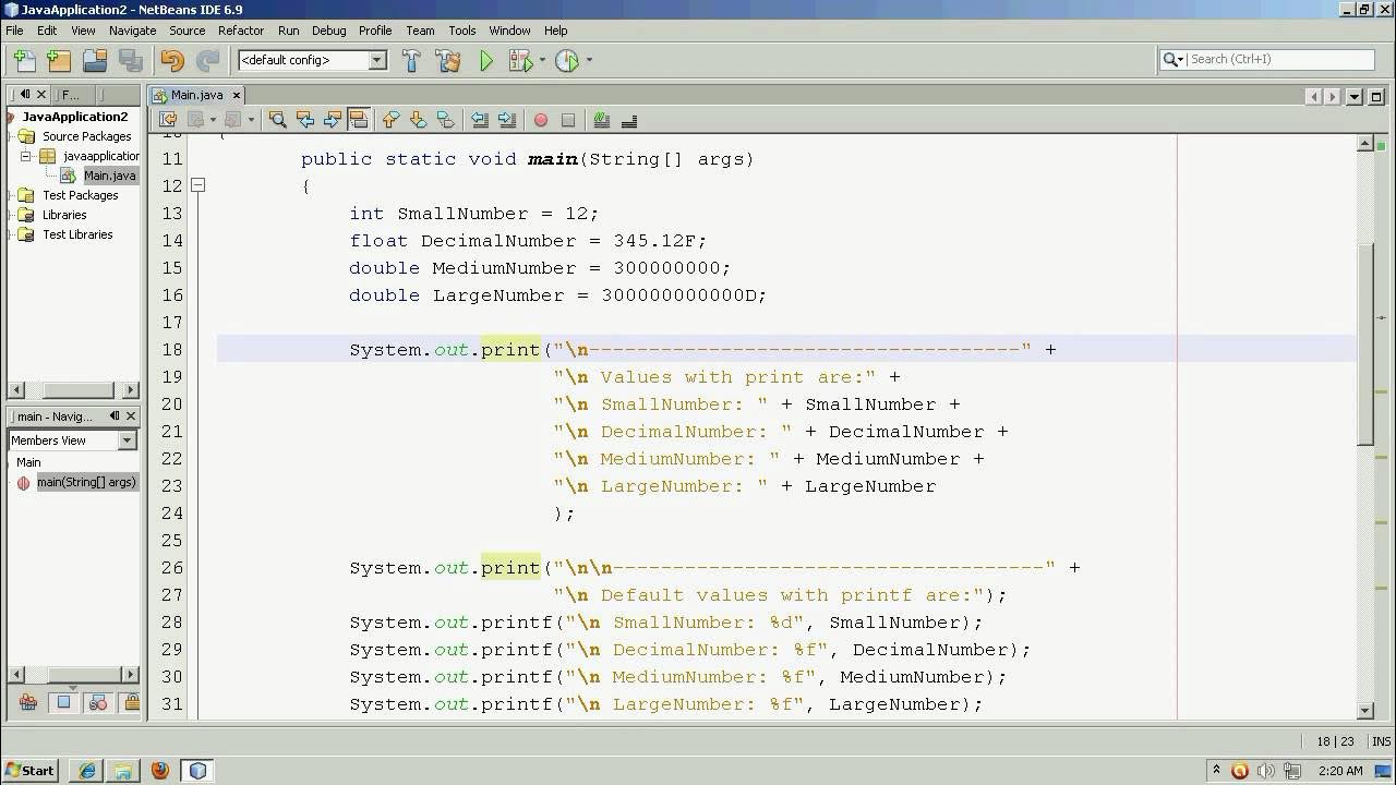 Notation, Precision and Formatting with printf() in Java - Part 1 - YouTube
