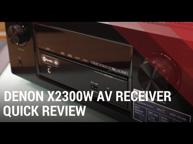 Update* Denon AVR X2300W - Dolby Vision & HLG - YouTube