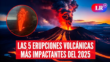 Las erupciones volcánicas más fuertes de 2025: ¿Qué volcanes hicieron historia? | #LR