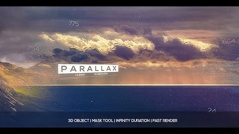 Parallax Slideshow | After Effects Template | Video Displays