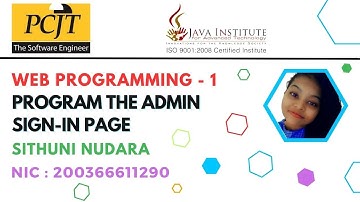 Program the admin sign in process including the verification code
