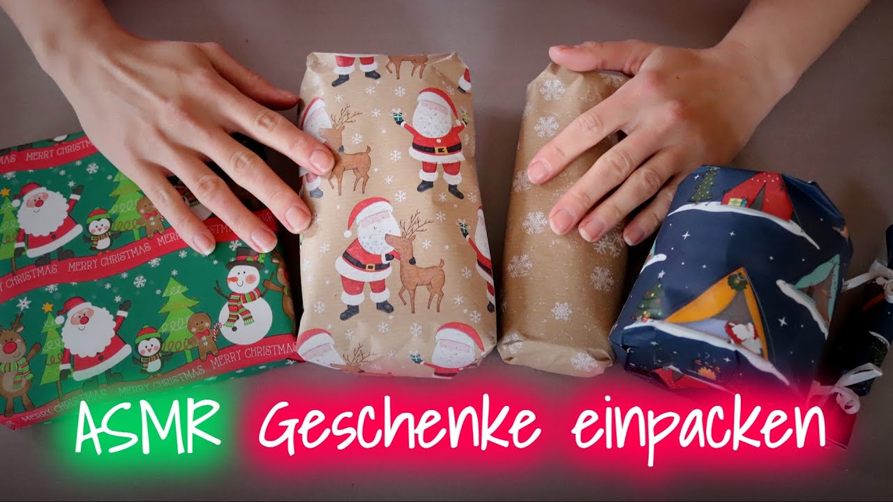 DEIN FREUNDLICHER ASMR GESCHENKE-EINPACK-SERVICE 🎁 PAPER SOUNDS, SCISSOR SOUNDS, TAPPING🎄GEFLÜSTERT