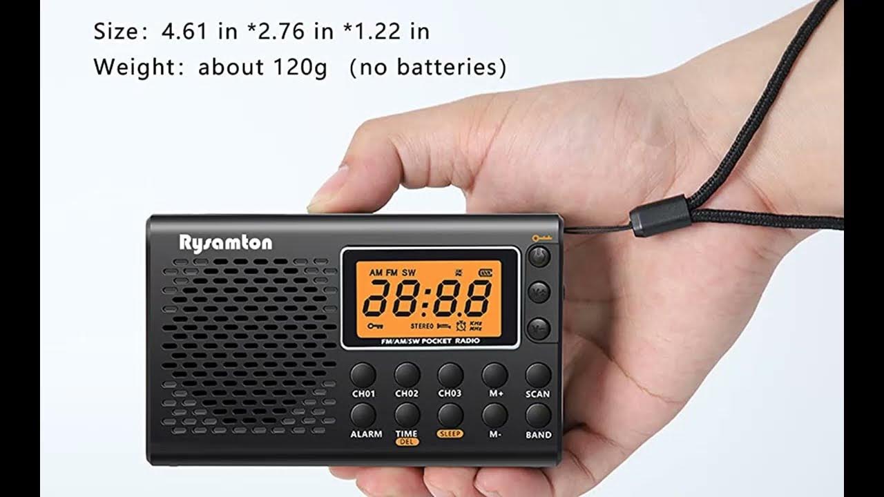 Rysamton Portable AM/FM/Shortwave Radio KEY FEATURES YouTube