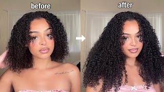 INSTANT LENGTH &amp; VOLUME! Quick &amp; Easy Curly Clip In Extensions Tutorial | CurlsQueen