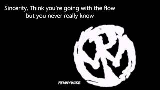 Pennywise society Lyrics on screen chords