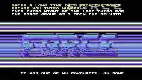 The Force C64  intro number 7