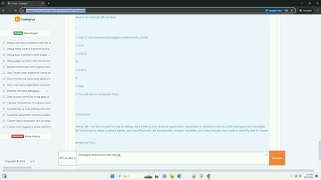debugging android java code with jdb