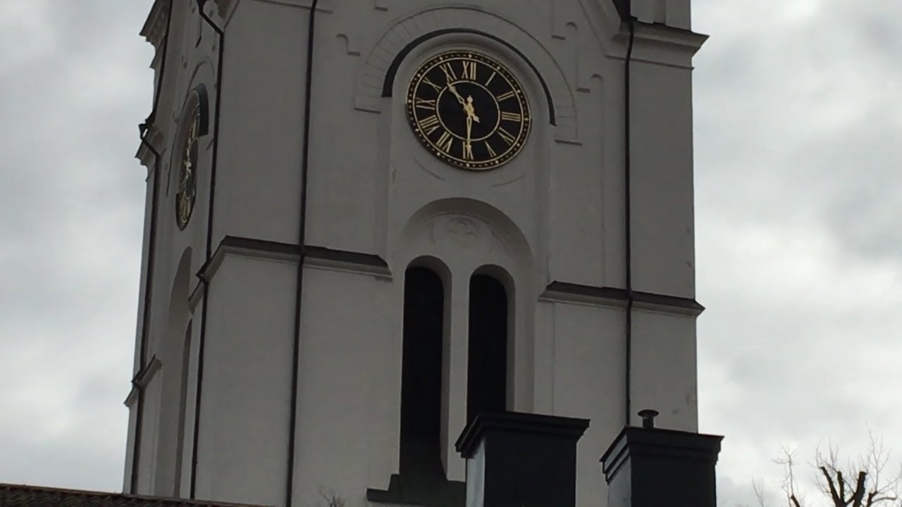 Tre sammanringningar med alla fyra klockorna i Nora kyrka (video, 8 filmer - 15 versioner)