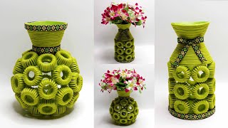 2 Plastic Bottle Caps Ideas | Flower Vase | Ide Kreatif Vas Bunga dari Tutup Botol Plastik Bekas