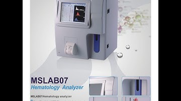 MSL factory direct medical Automated blood analyzers MSLAB07 Operating Video