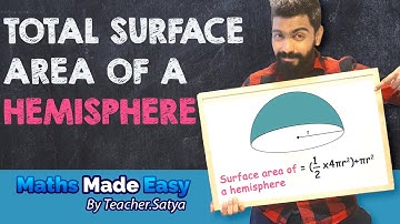 How to Calculate Surface Area of a Hemisphere in 3 Minutes!