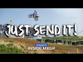 Inside mxgp just send it featuring lotte van drunen jumping insane triple at mxgp spain s1e2