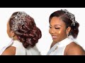 HD CURLS UPDO WITH PROPER PLACEMENT LIKE A PRO #louisihuefo #bridalupdo #promhairstyle