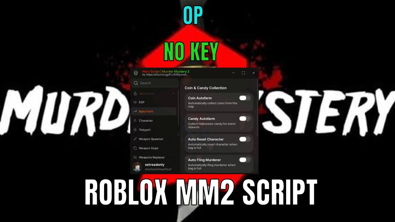 [#GAME #MM2] Roblox MM2 Script OP - YouTube