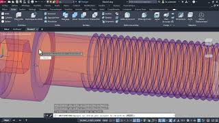 Vis Ecrou Autocad