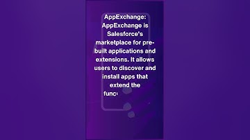 Appexchange in salesforce