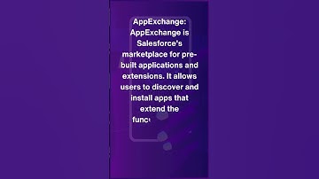 Appexchange in salesforce